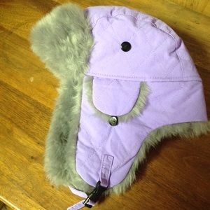 Lavender Faux Fur Hat
